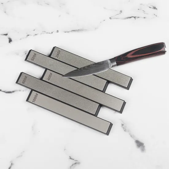 New Double-sided knife sharpener sharpening professional stone fixed grinding stone diamond whetstone oil stone honing stones