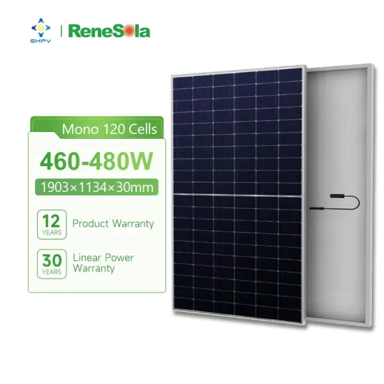Renesola Solar Panels Pricing: 120Cell Models in 460W, 465W, 470W, 475W, 480W - Mono Facial & N-Type Solar Panels