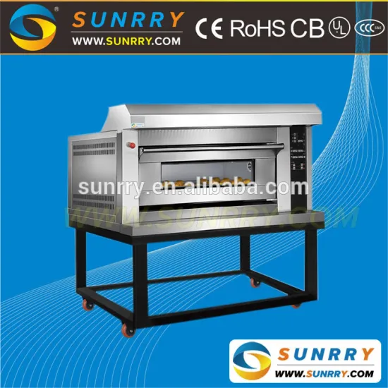 Stainless steel single deck gas baking oven price
