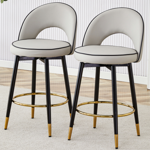 Luxury Leather Bar Stools for Home and Hotel