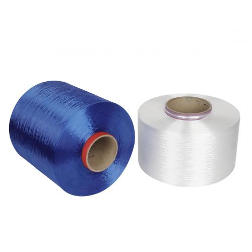 Adhesive activated fdy high tenacity polyester twisted yarn