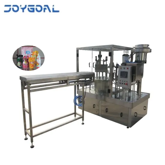 Automatic Rotary Spout Pouch Filling and Capping Machine ZLD-2A