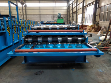 double decker roof sheet forming machine