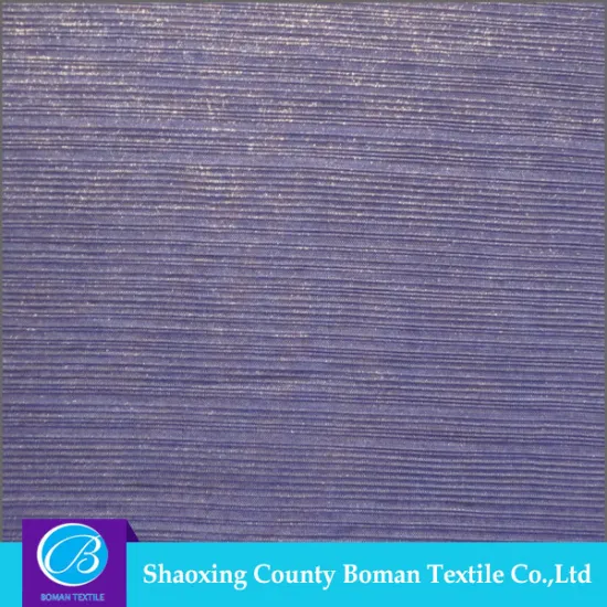 Garments fabric supplier 2015 new style Custom Dress 100%polyester foil fabric