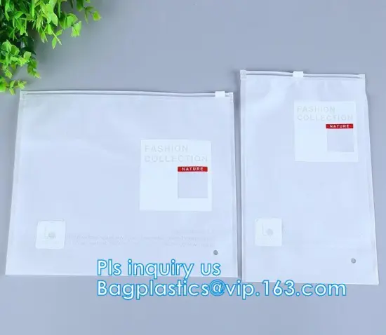 PVC Zipper Slider Bag For Travelling Grocery Packaging, slider zipper pvc packing documents bags, Women Waterproof Cosmetic Make
