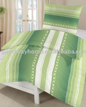 Stripe bed linen