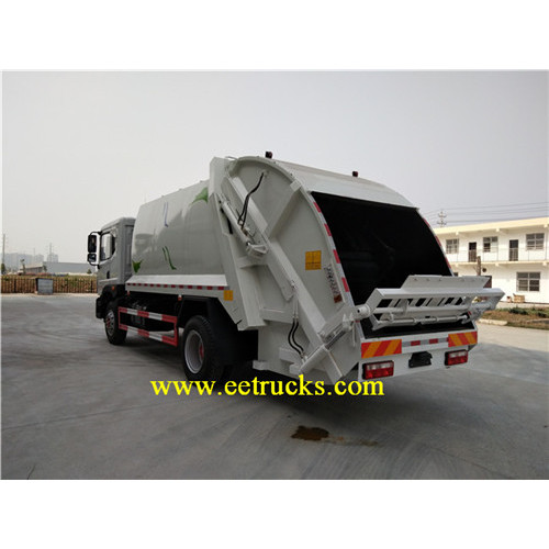 Caminhões de lixo compactados Dongfeng 6 CBM