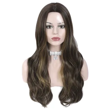 X-TRESS Wholesale 24 Inch Curly Silky Synthetic Hair Wigs With Baby Hair Cuticle Aligned Virgin Brazilian Hair Wigs Black Women