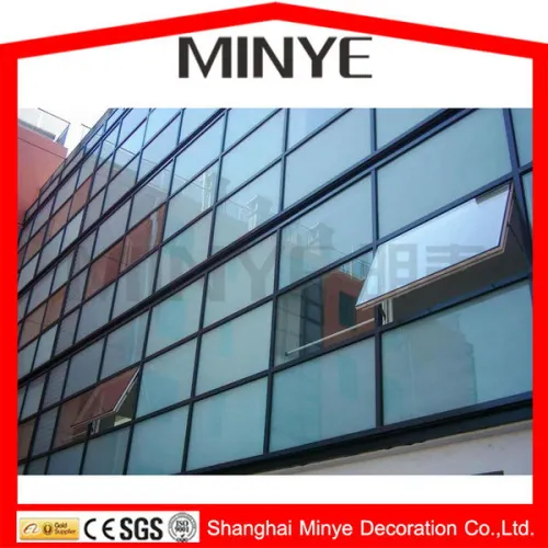 Visible Frame Curtain Wall Glass Wall Double Tempered Glass, High