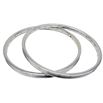 Silver MTB vouwbare fietsschijf velgen - 20 inch, 24/28 gaten