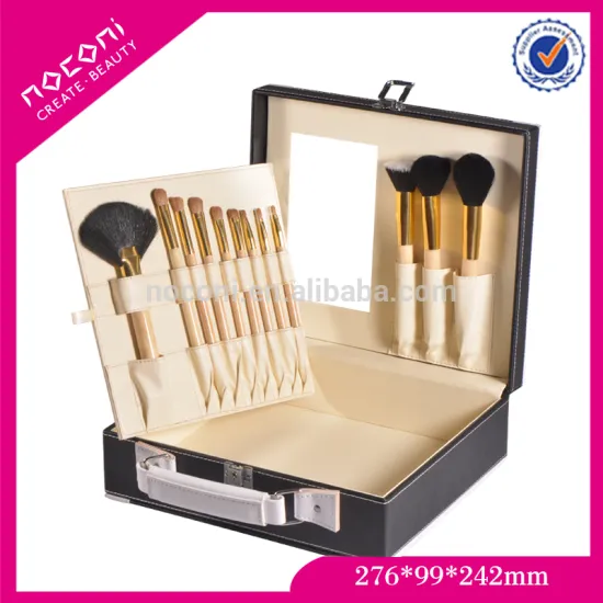 Most Popular make up brush set with cosmetic case