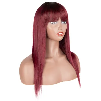 Rebecca Fashion cheap machine made wigs remy brazilian human hair silk straight  natural hair wigs 100 human hair wigs