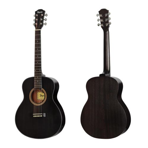 Mini Folk Acoustic Guitar 36 Inch Black Small Acoustic Guitar Factory