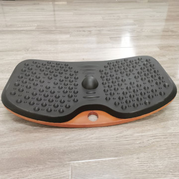 Black Anti-Fatigue Standing Desk Mat with Foot Massage for Office