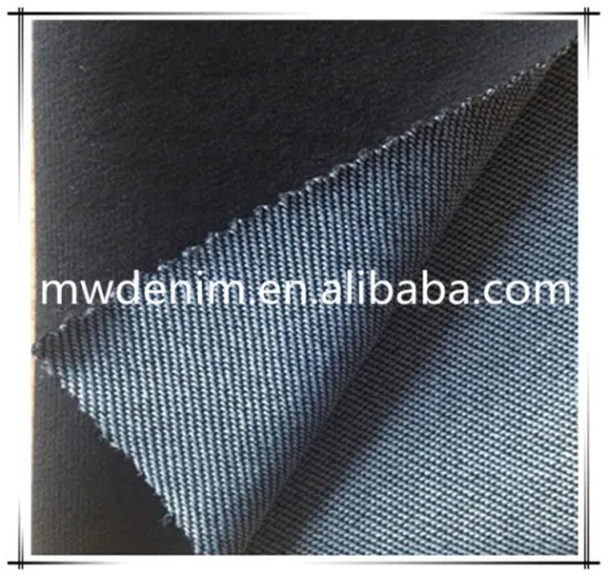 wholesale fabric knitted denim fabric knitted indigo denim