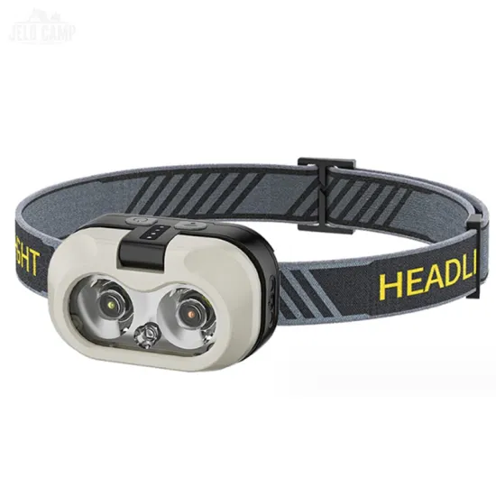 Type C USB Rechargeable LED Headlamp with Multiple Light Sources for Safety & Comfort During Camping