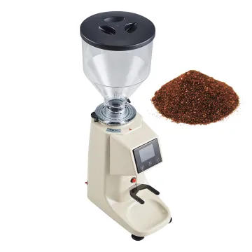 Portable LCD Coffee Bean Grinder Espresso Maker for Home Use