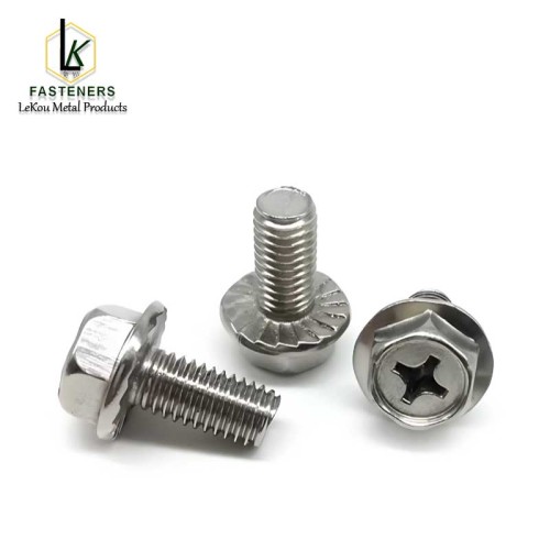 Винт с шестигранным фланцем из нержавеющей стали Phillips