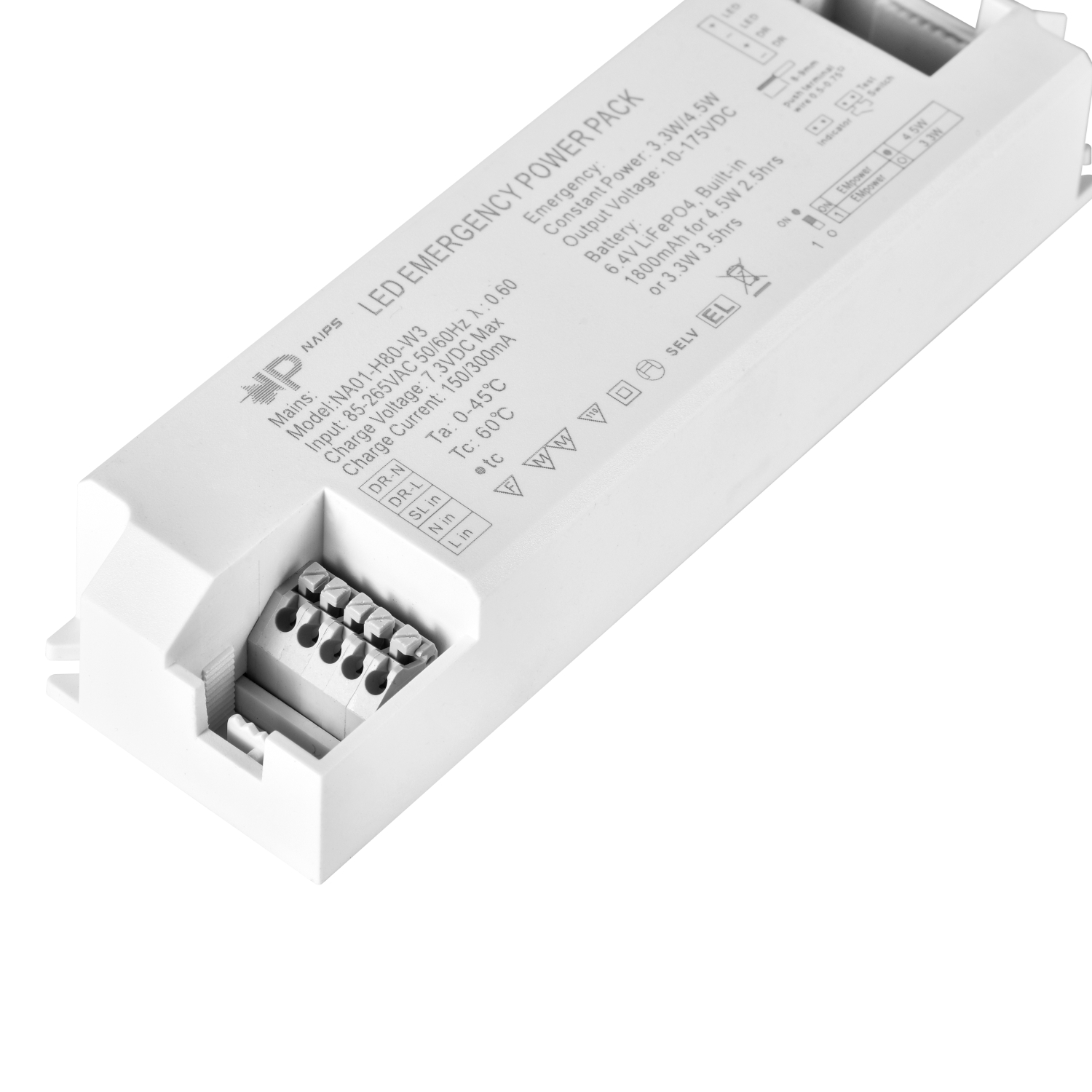 Светодиодный аварийный пакет питания 20W led emergency power pack 20w