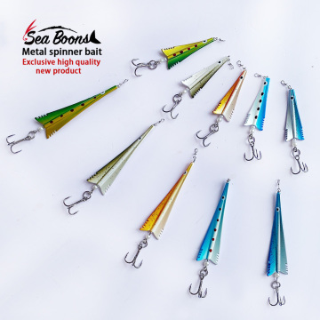 Custom 108mm/7g Spinner Lures for Freshwater and Saltwater Fishing