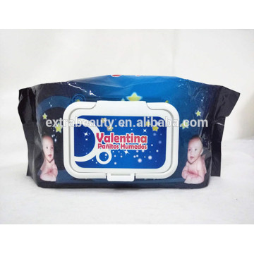 Lingettes humides biodégradables pour bébé sans alcool
