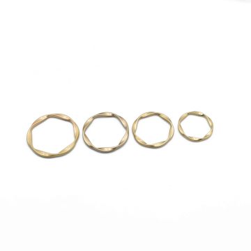 Rose Gold Metal O-Ring Slider Straps: Luxury Bikini Accessories and Swimwear Lingerie