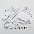 Matte White Bathroom Shower Set with Combination Kit
