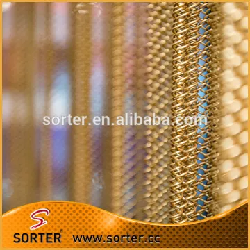 Sorter's Decorative Metal Mesh Chain Link Curtain