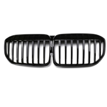 7 Series G11 Gloss Black Single Line Kidney Front Grille for BMW