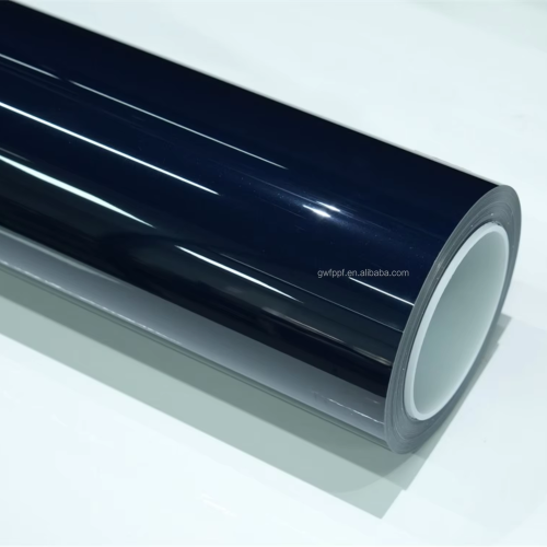 Palo húmedo de película PPF de color TPU metálico azul Montego