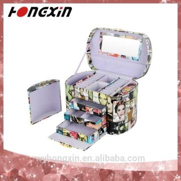 fair and lovely price faux leather bracelet mirror custom wholesale hinges jewelry box