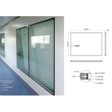 Hollow clean fire window (handmade)