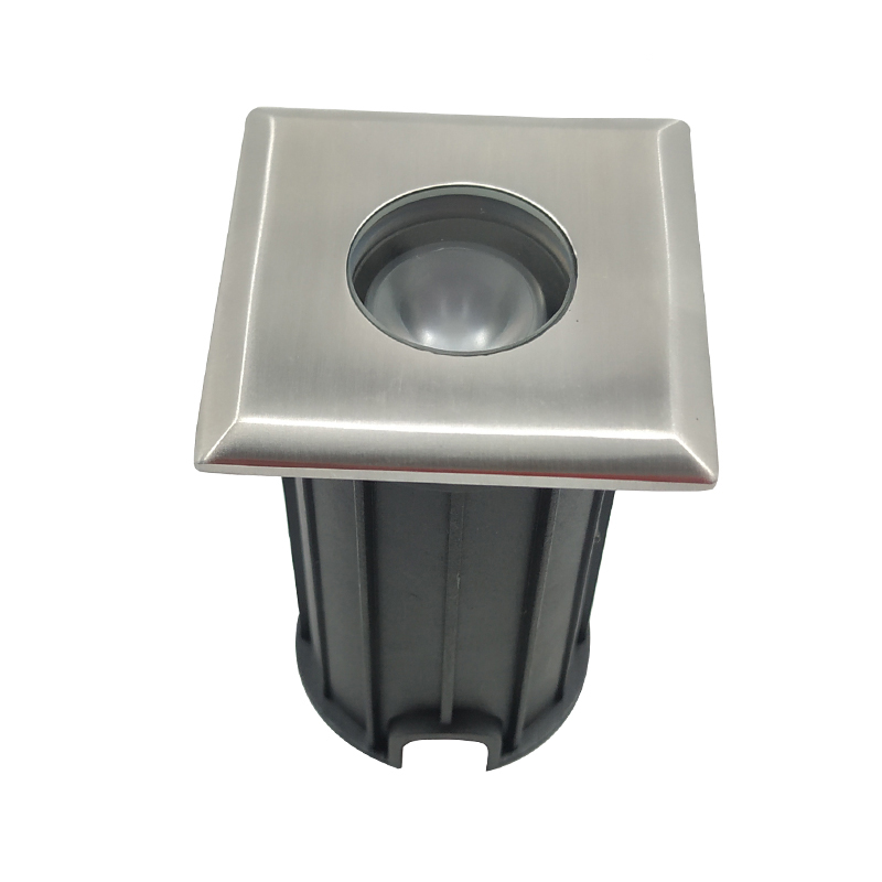 Mini -LED -unterirdische leichte Square Edelstahl