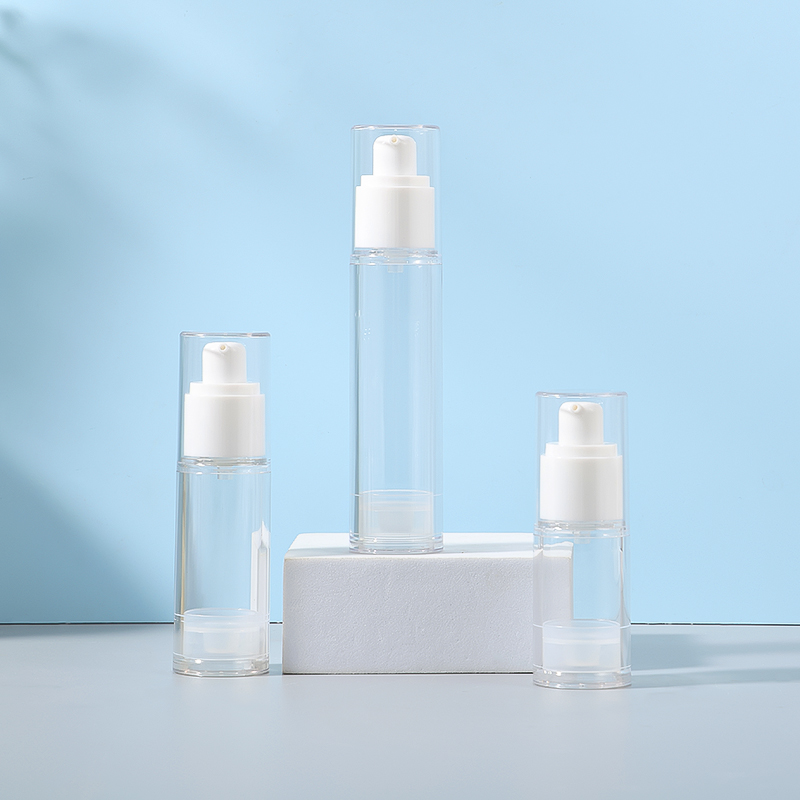 Luxury Cosmetic Bottles Refillable Plastic Airless Bottles