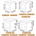 Clear Window Custom Printed Birthday Cake Box Paper