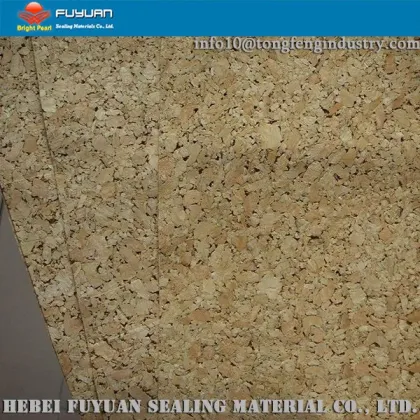 Natural Material Cork Sheets / Cork Board Soundproof Material