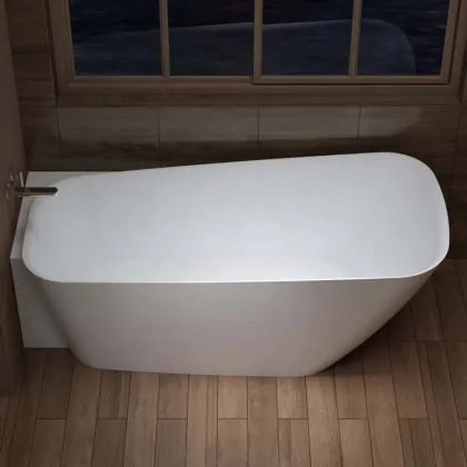 Corian Freestanding Pure White Bathtub TC-S98