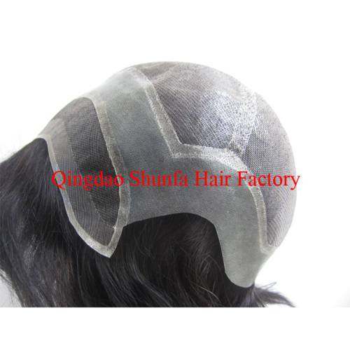 full cap human hair wig, men wig , wig caps