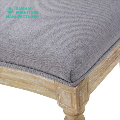 Modern Velvet Upholstered King Louis Accent Chair for Dining Room