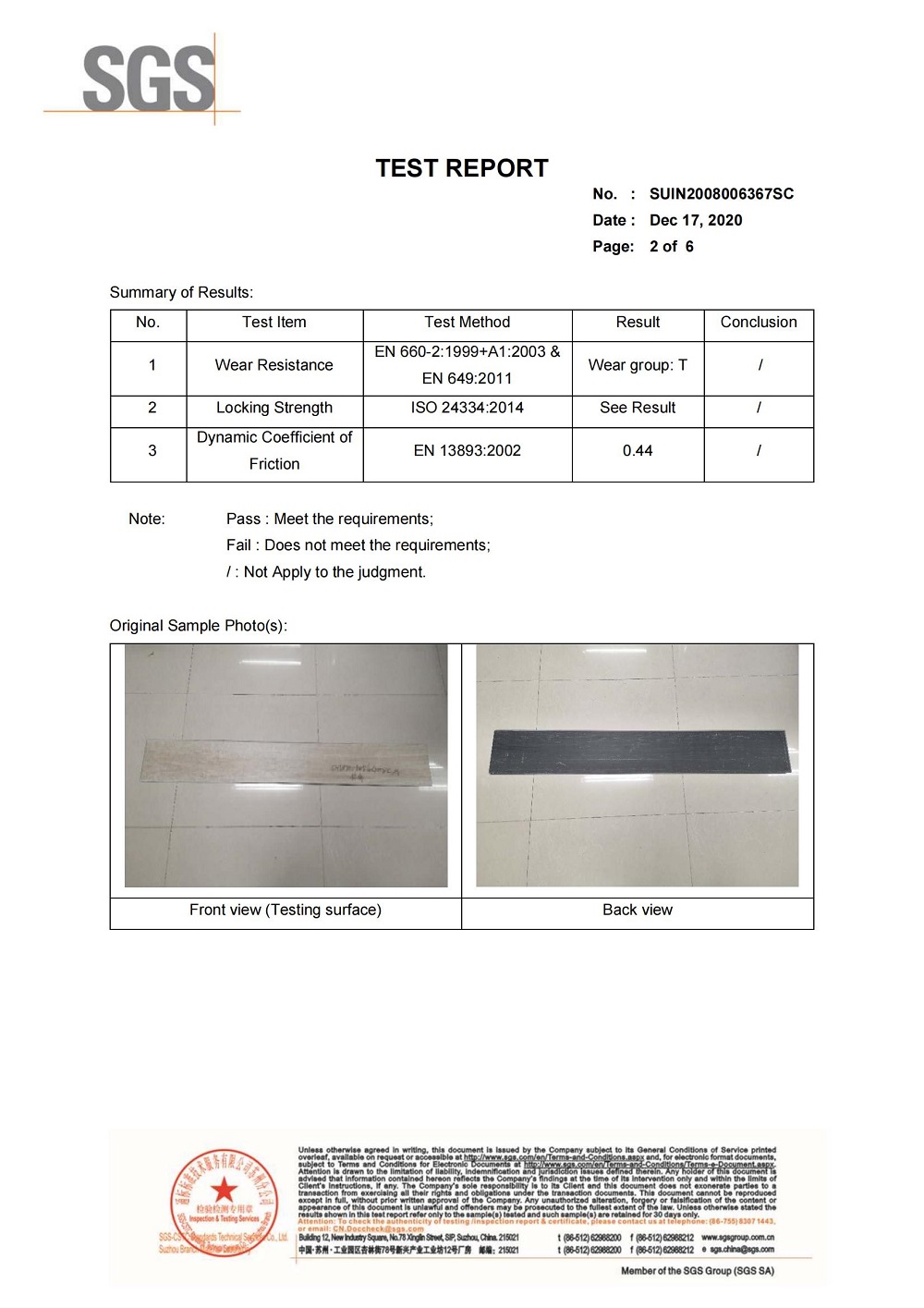 Wear Resistance Test Report_01