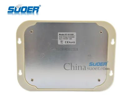 Suoer Solar Panel Controller 20A 12V 24V Solar Controller (ST-G1220)