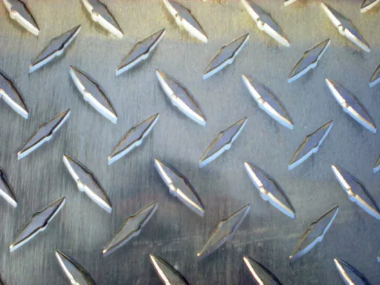 diamond checkered aluminum embossed metal sheet