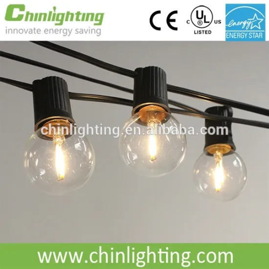 Christmas decorative G40 LED string light 110V globe light