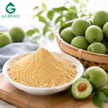 مسحوق البرقوق الأخضر الطبيعي