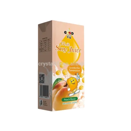 best selling fruit soy juice with fruit flavors soja juice drink  tetra pak