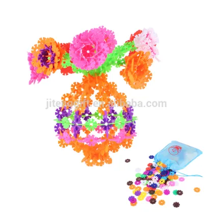 snowflake building blocks toys plastic building blocks toys