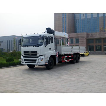 Dongfeng 6x4 รถบรรทุกติดเครนรถติดเครน