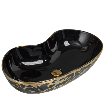 Luxury Electroplated Art Basin for Bathroom