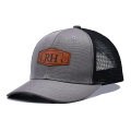 OEM Custom Leather Patch Trucker Hat