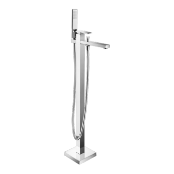 Single handle bath mixer floor-standing